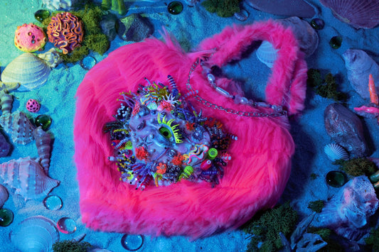 Luminous Ocean Eye Handbag