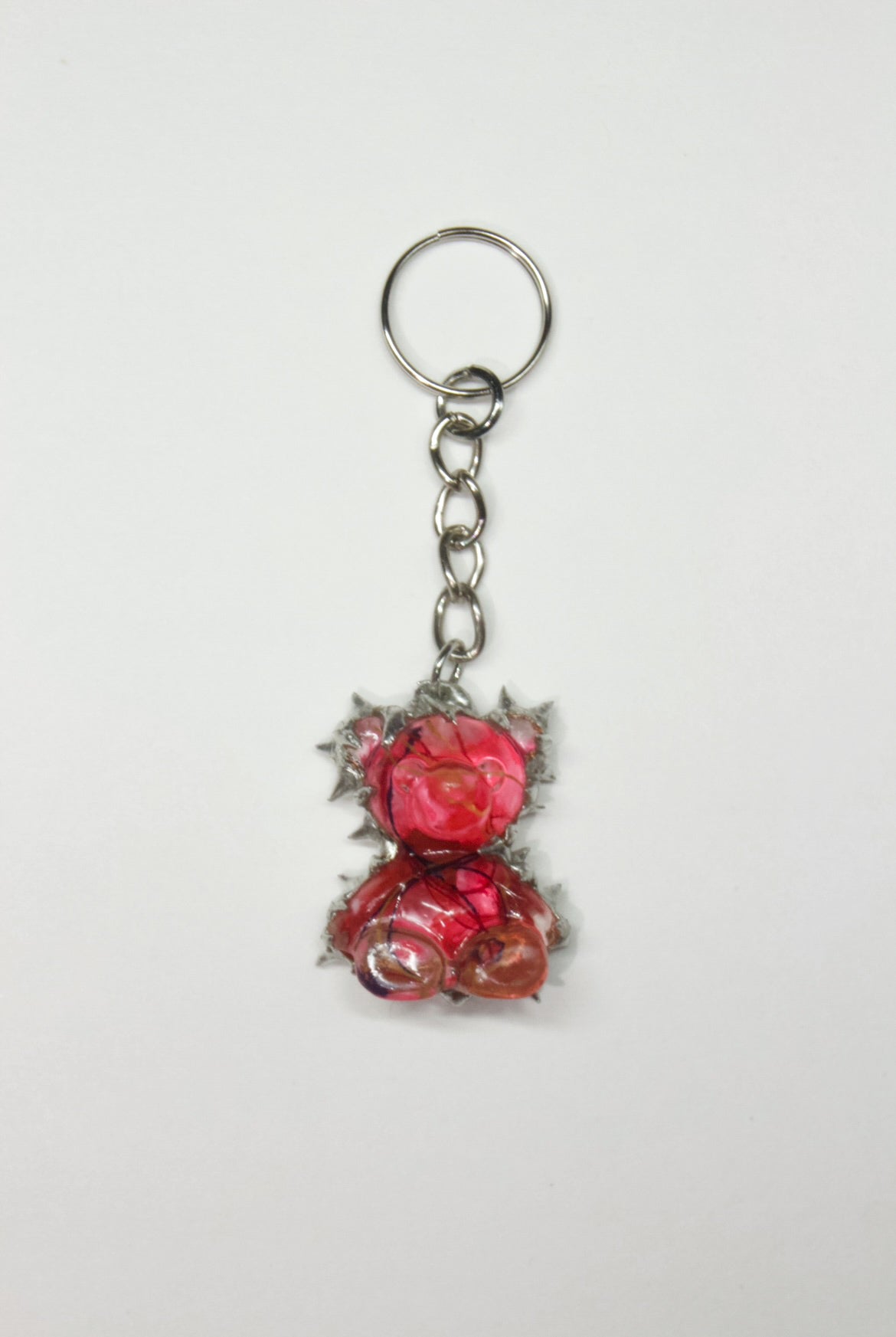 Transparent Anatomy Bear Charm / 1 PC