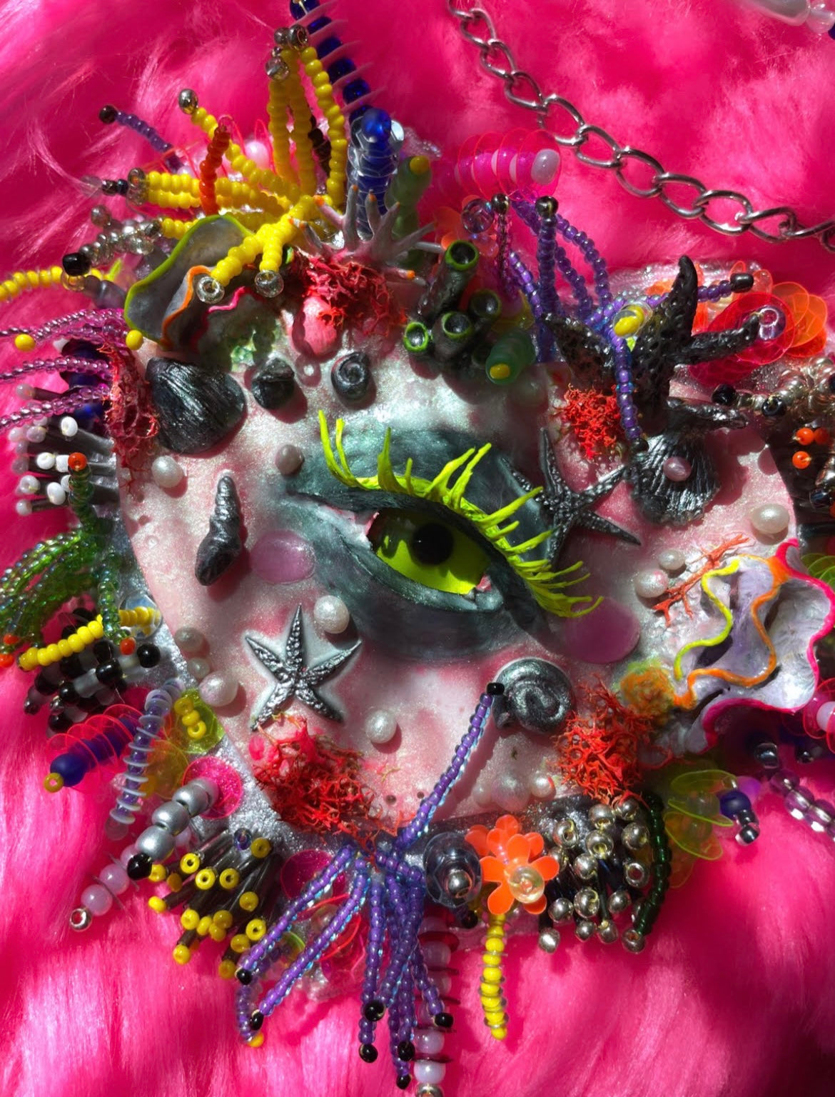 Luminous Ocean Eye Handbag