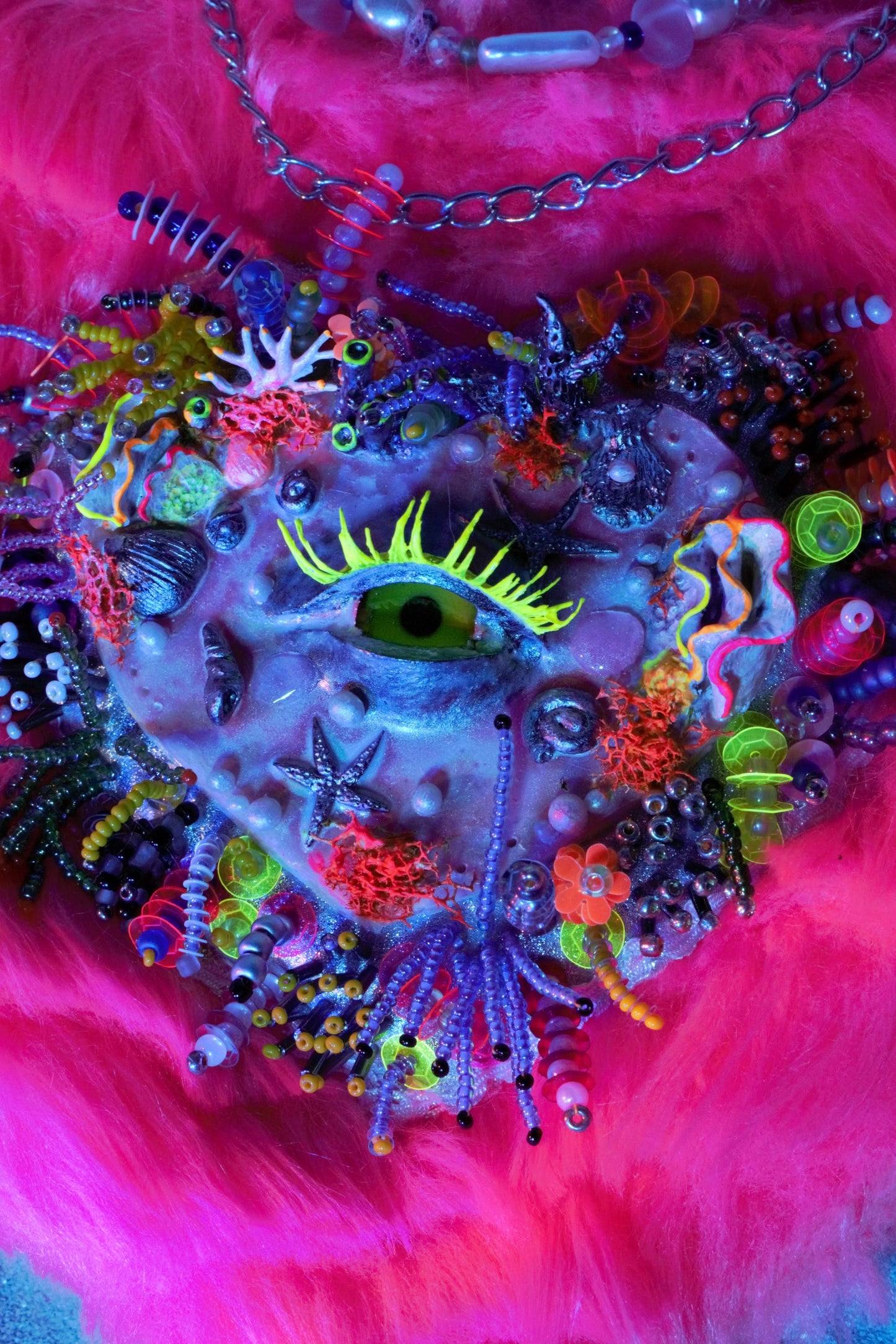 Luminous Ocean Eye Handbag