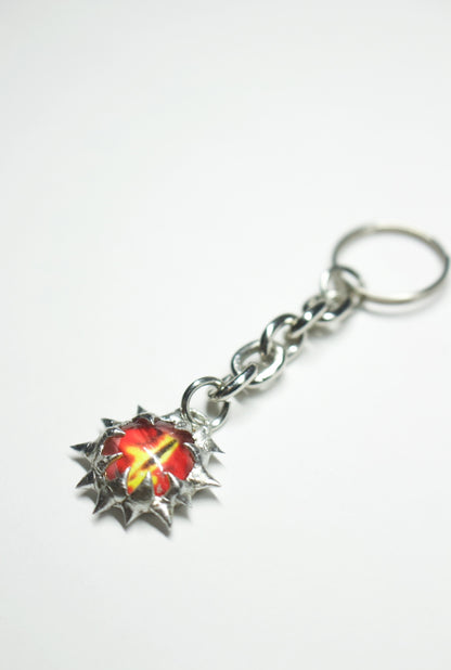 Eye charm / Red-Yellow / 1 PC