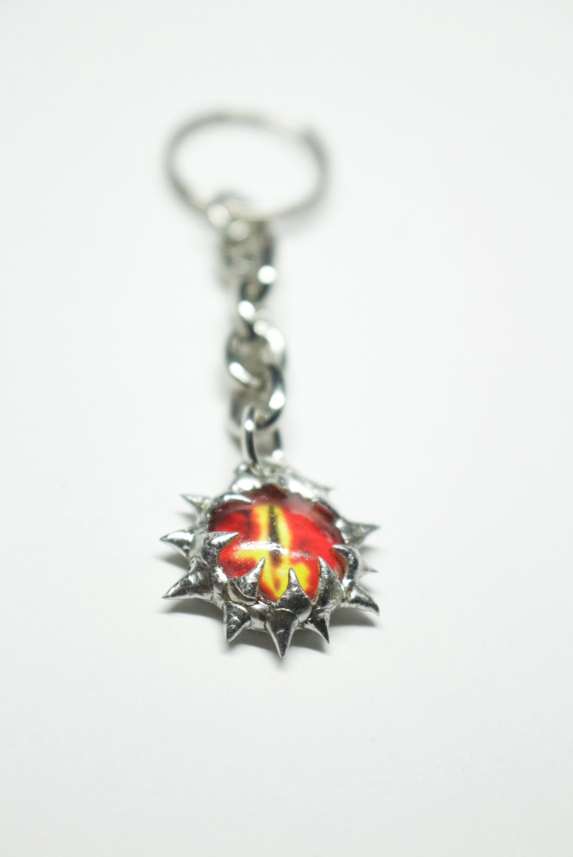 Eye charm / Red-Yellow / 1 PC