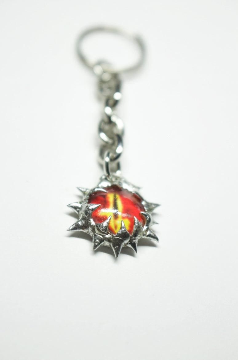 Eye charm / Red-Yellow / 1 PC