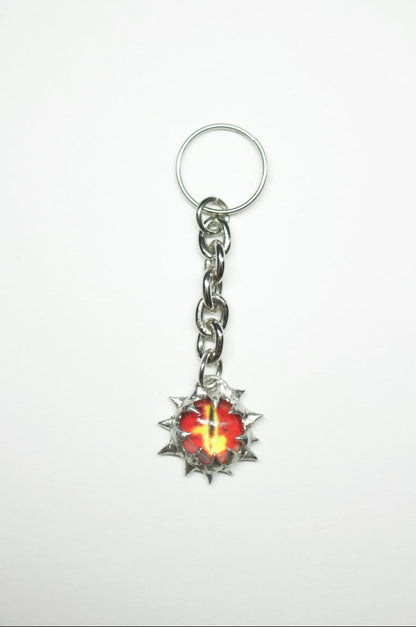 Eye charm / Red-Yellow / 1 PC