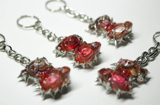 Transparent Anatomy Bear Charm / 1 PC