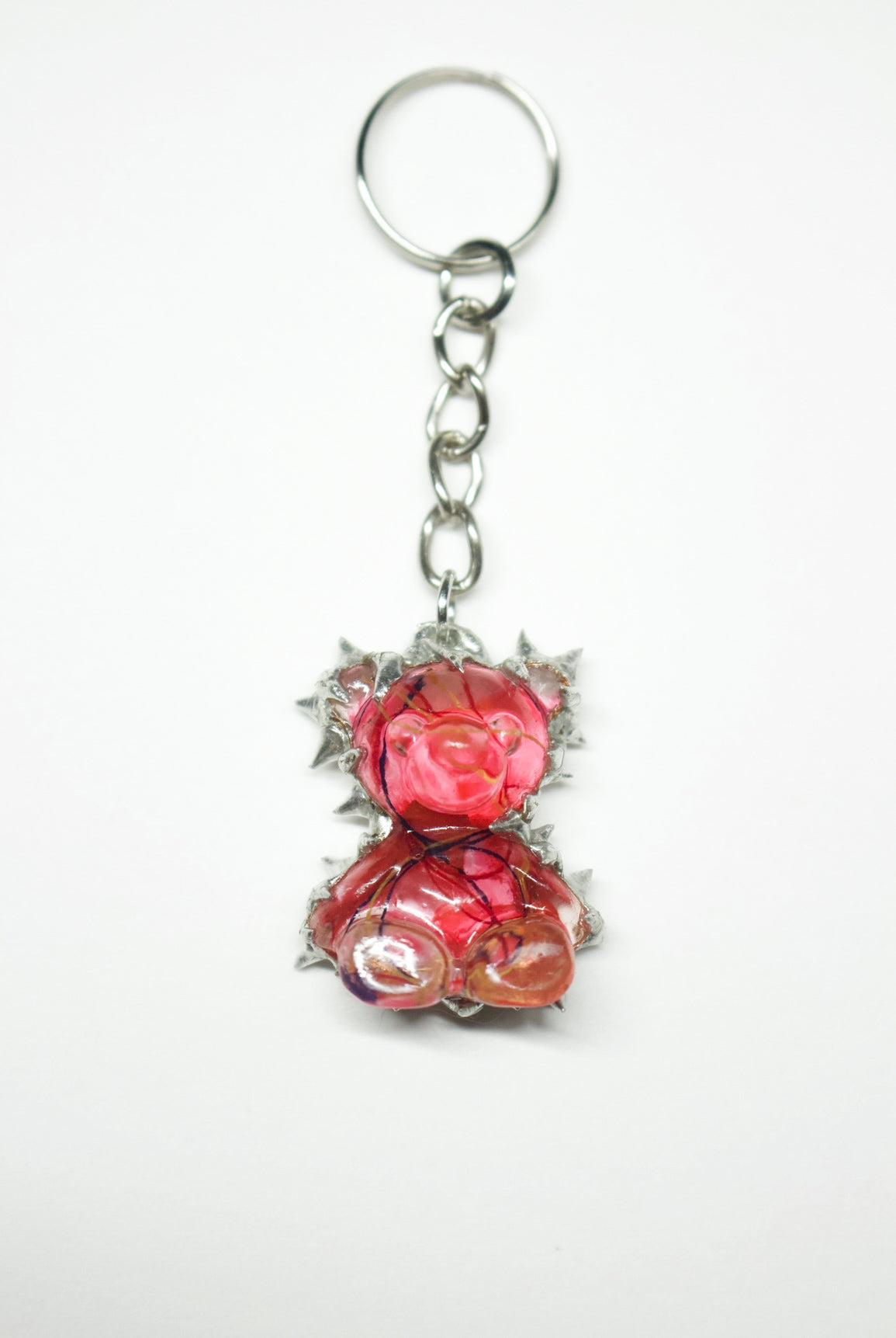 Transparent Anatomy Bear Charm / 1 PC