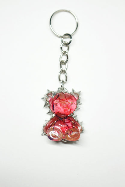 Transparent Anatomy Bear Charm / 1 PC