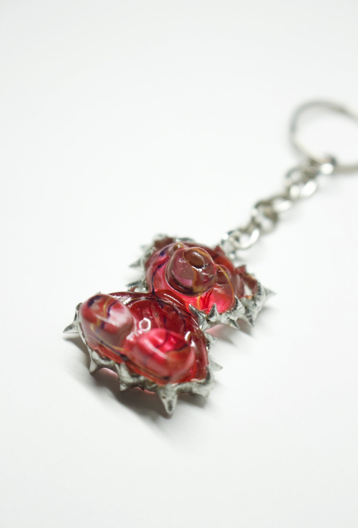 Transparent Anatomy Bear Charm / 1 PC