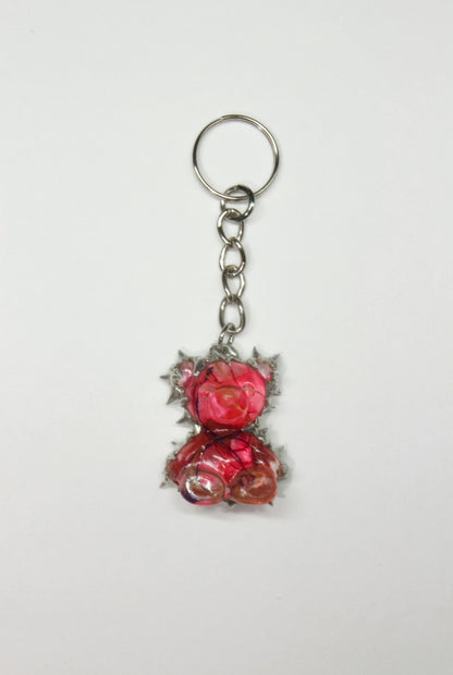 Transparent Anatomy Bear Charm / 1 PC